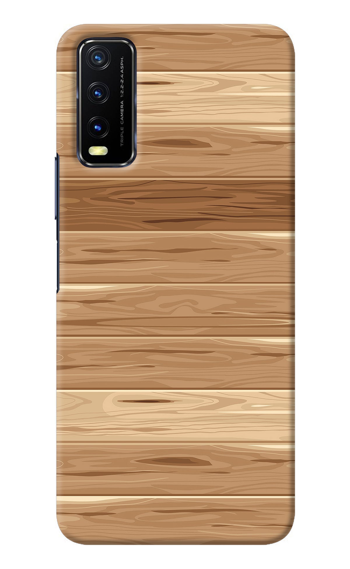 Wooden Vector Vivo Y20/Y20i Back Cover