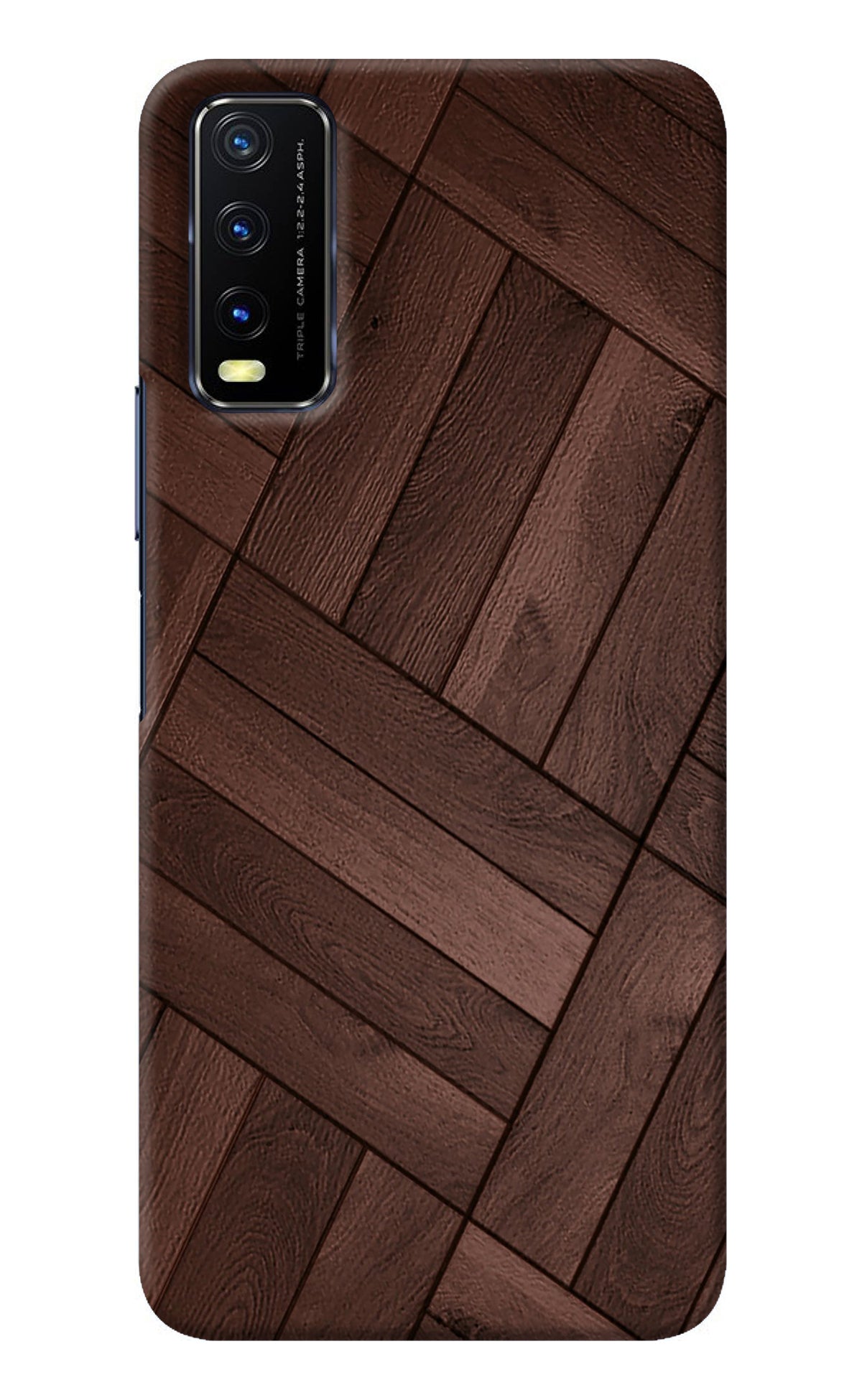 Wooden Texture Design Vivo Y20/Y20i Back Cover