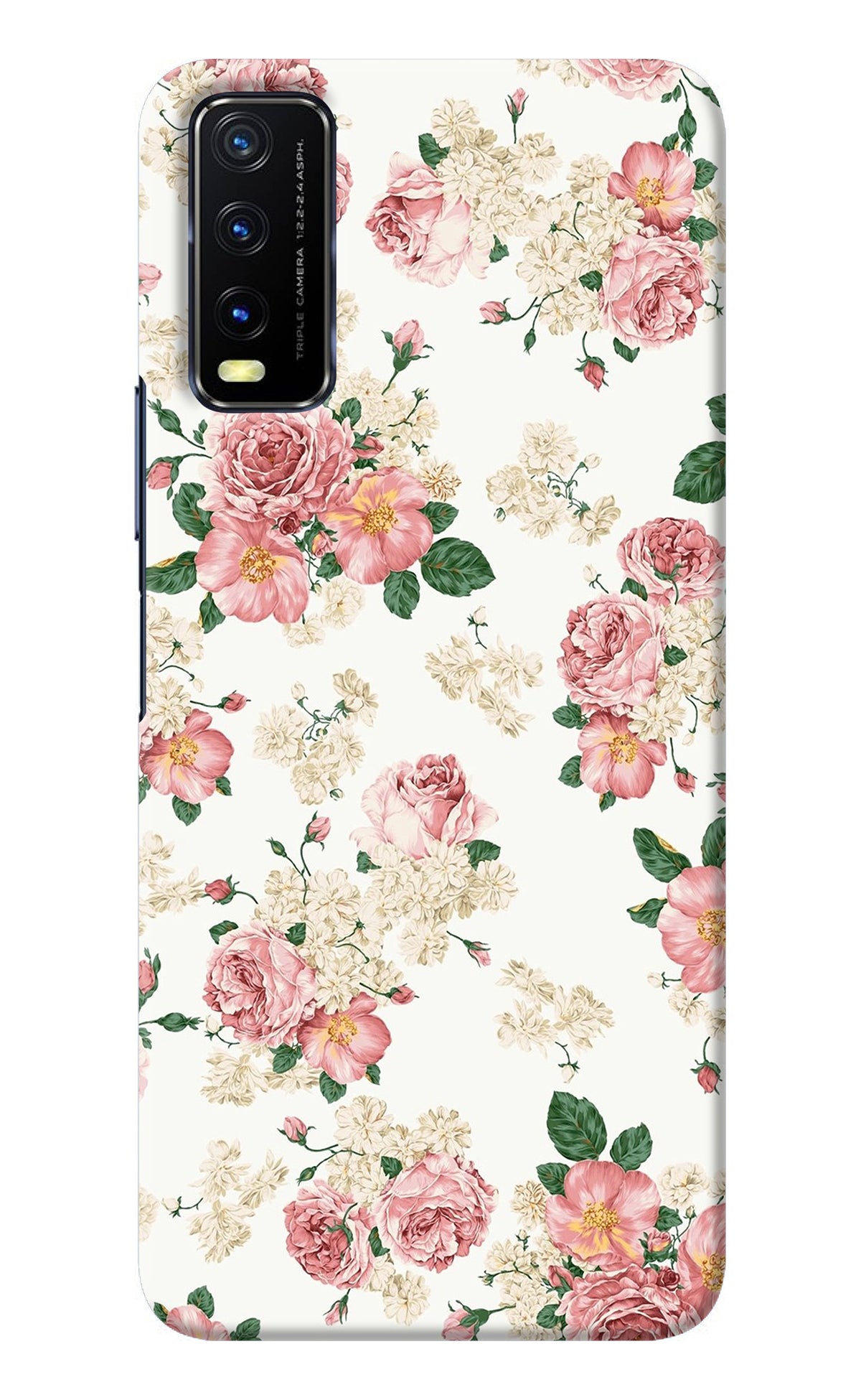 Flowers Vivo Y20/Y20i Back Cover