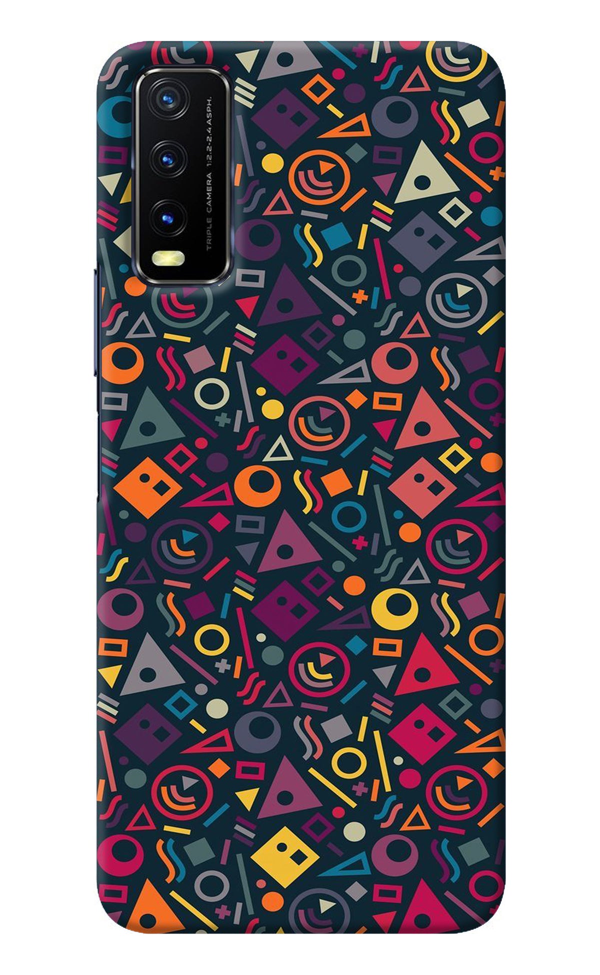 Geometric Abstract Vivo Y20/Y20i Back Cover