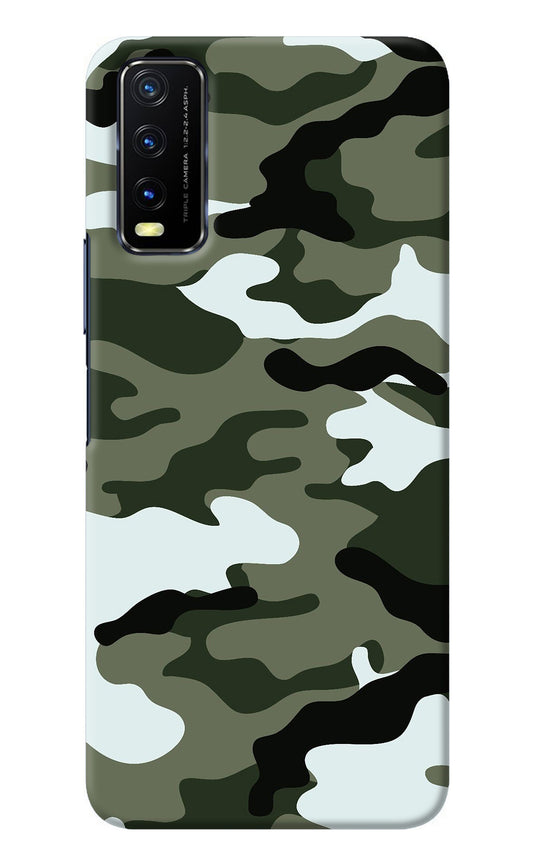 Camouflage Vivo Y20/Y20i Back Cover