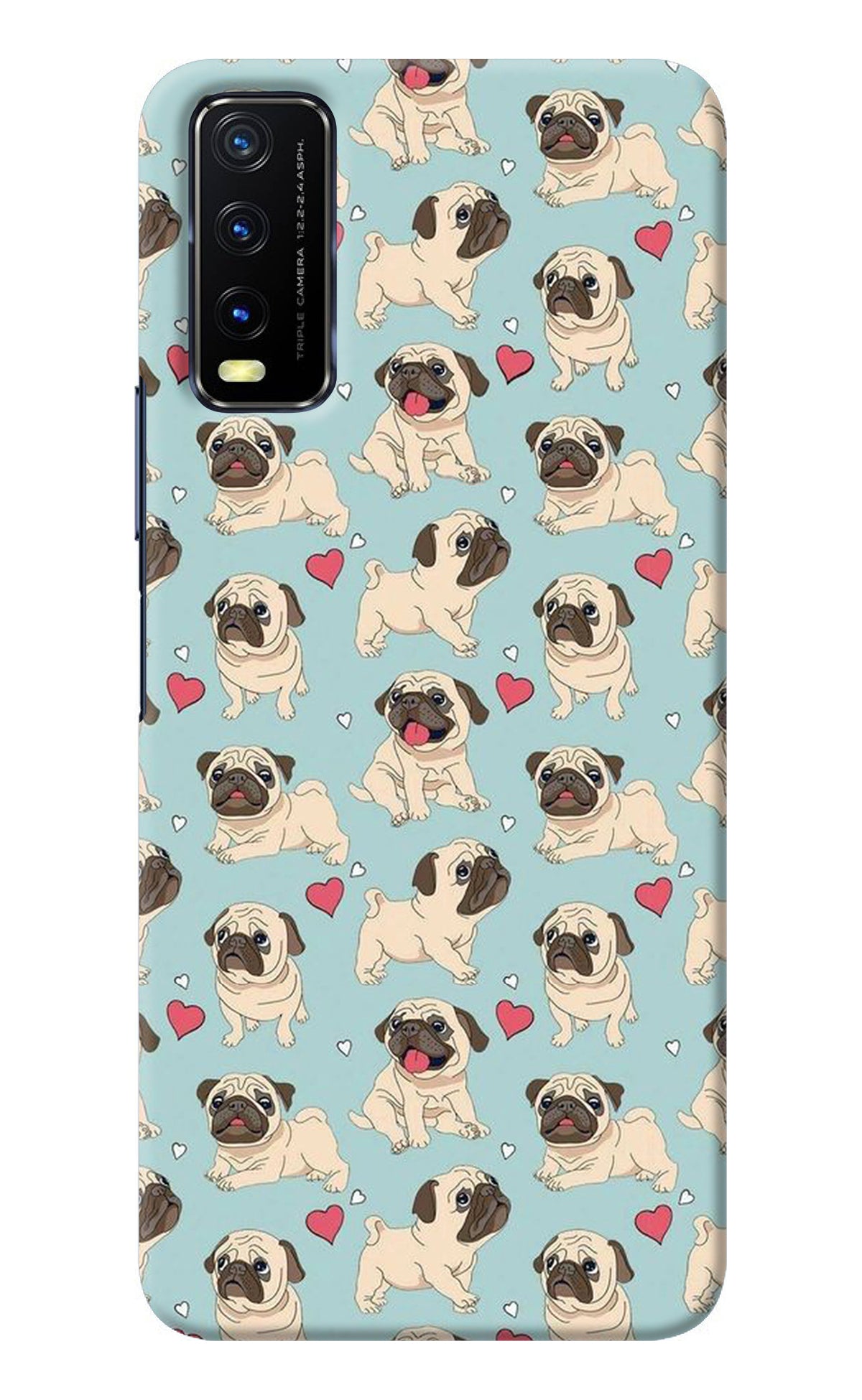 Pug Dog Vivo Y20/Y20i Back Cover