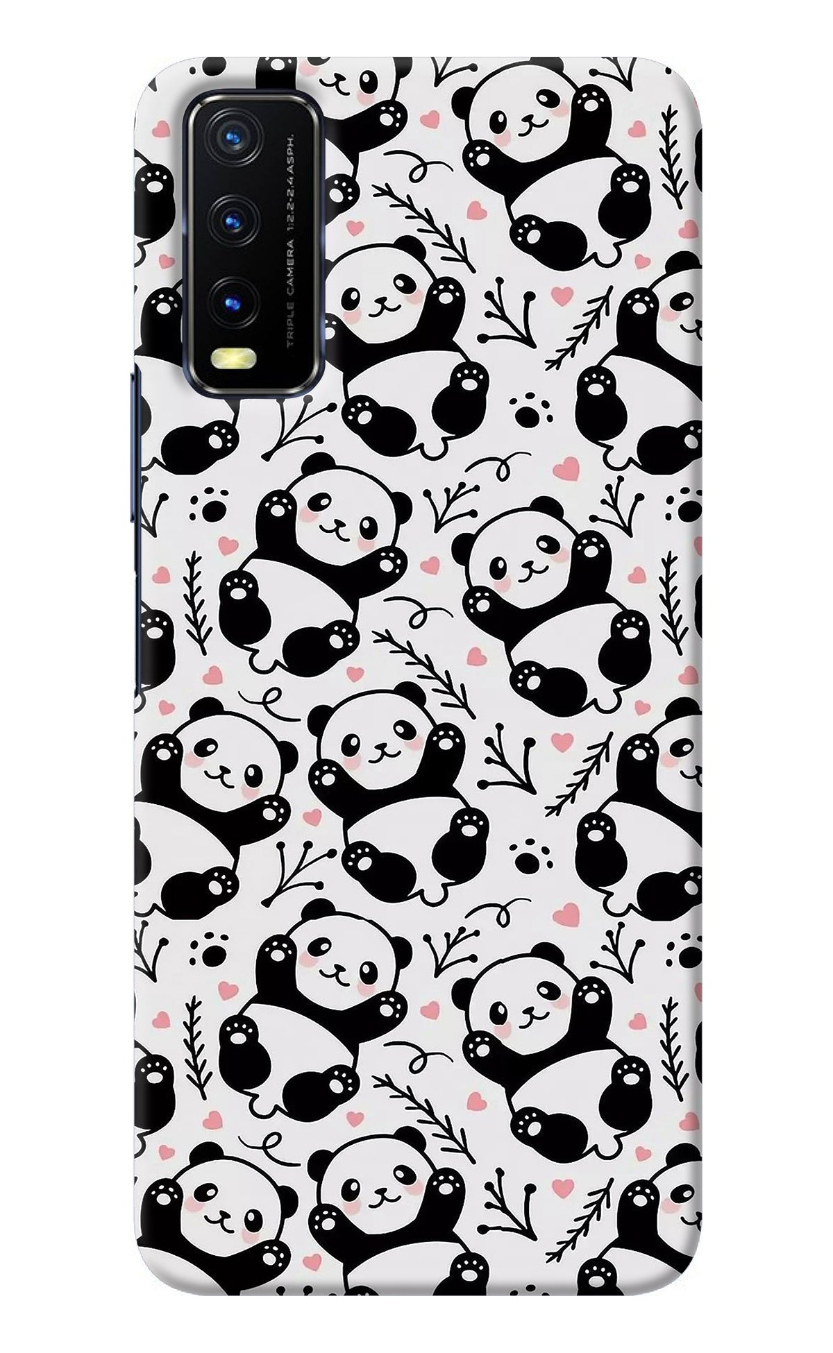 Cute Panda Vivo Y20/Y20i Back Cover