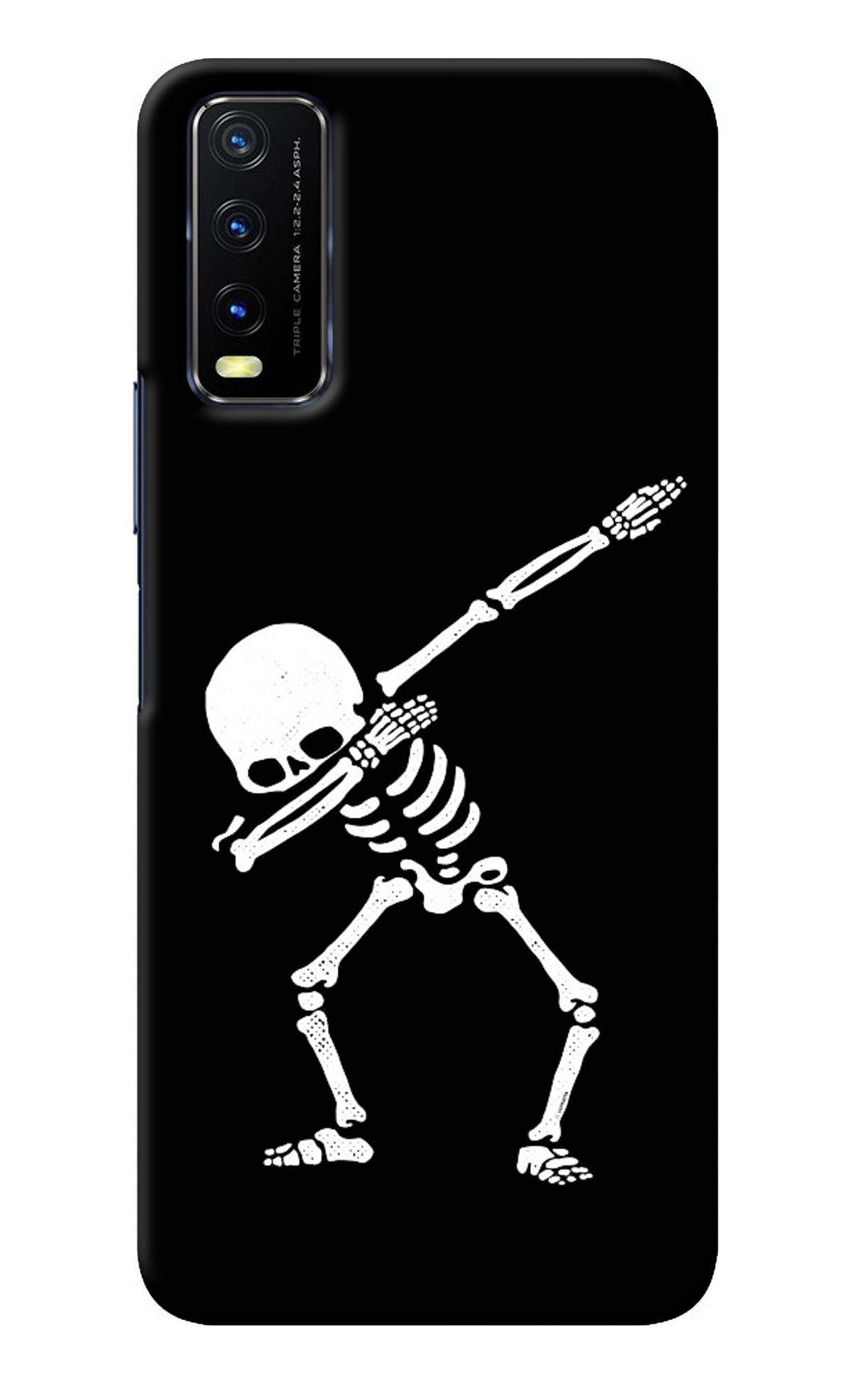 Dabbing Skeleton Art Vivo Y20/Y20i Back Cover