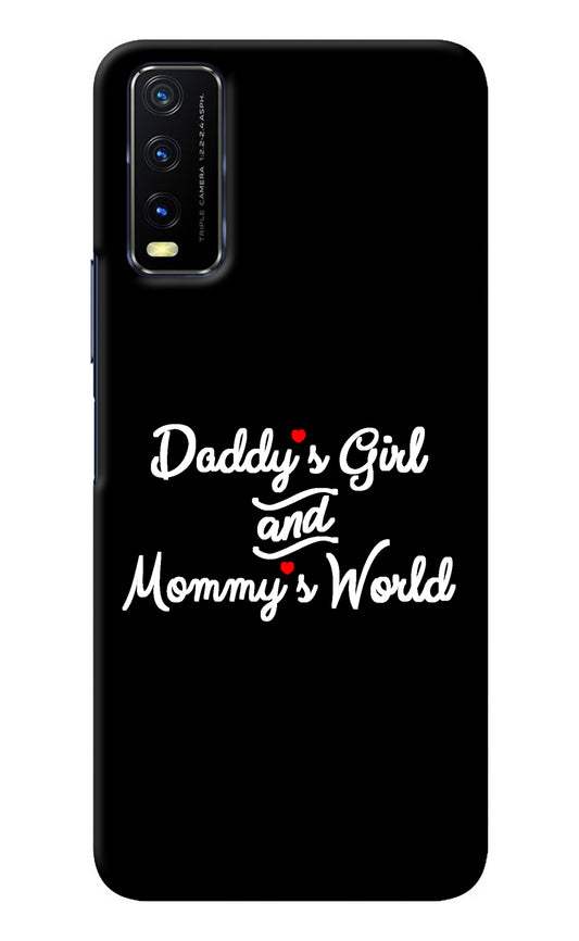 Daddy's Girl and Mommy's World Vivo Y20/Y20i Back Cover