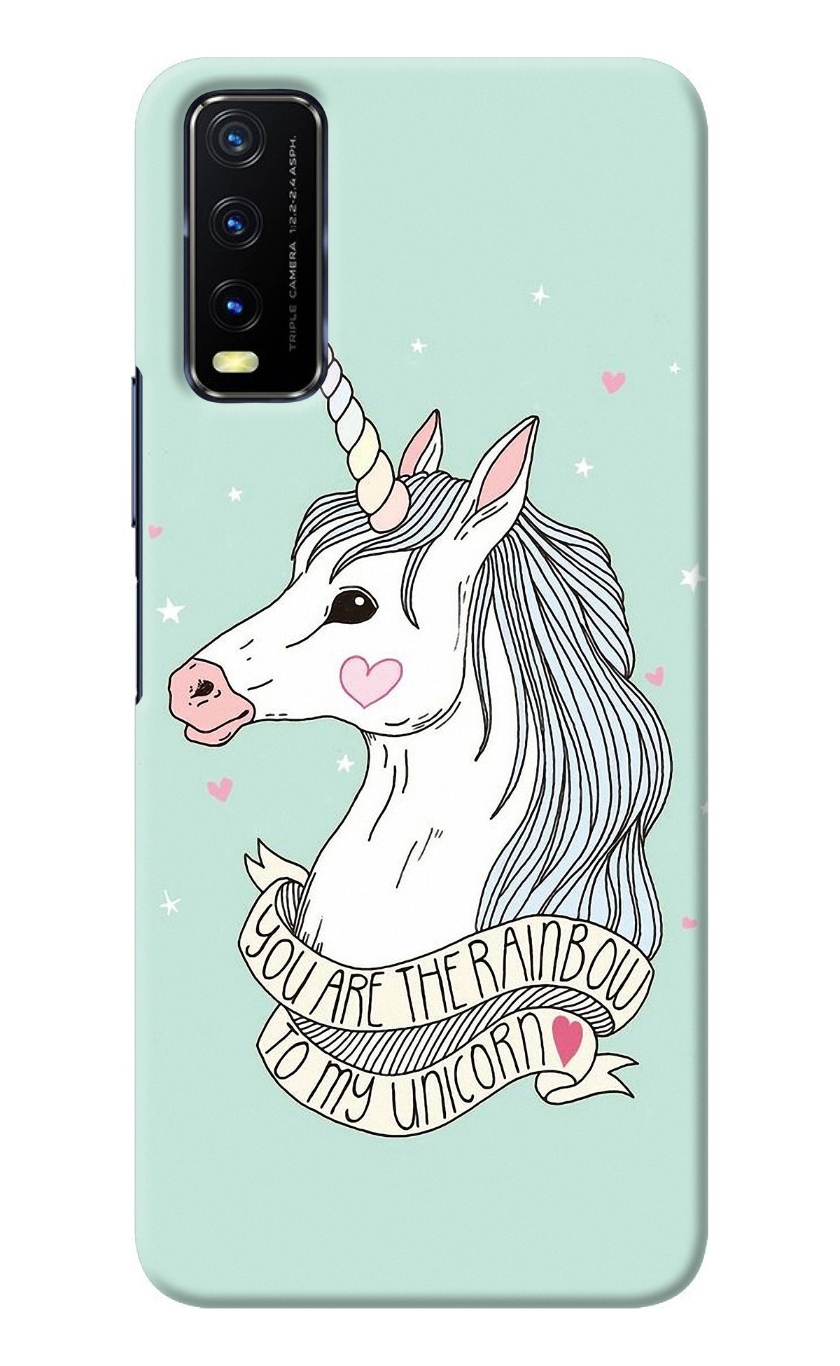 Unicorn Wallpaper Vivo Y20/Y20i Back Cover