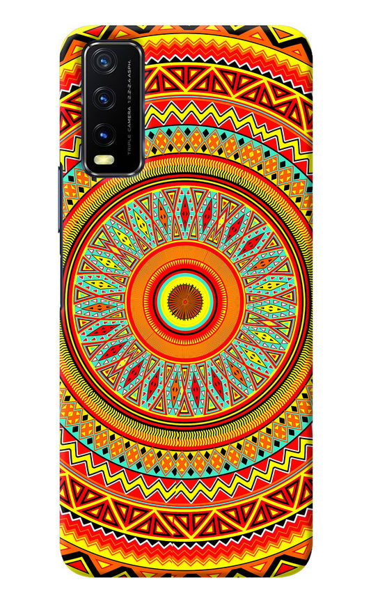Mandala Pattern Vivo Y20/Y20i Back Cover