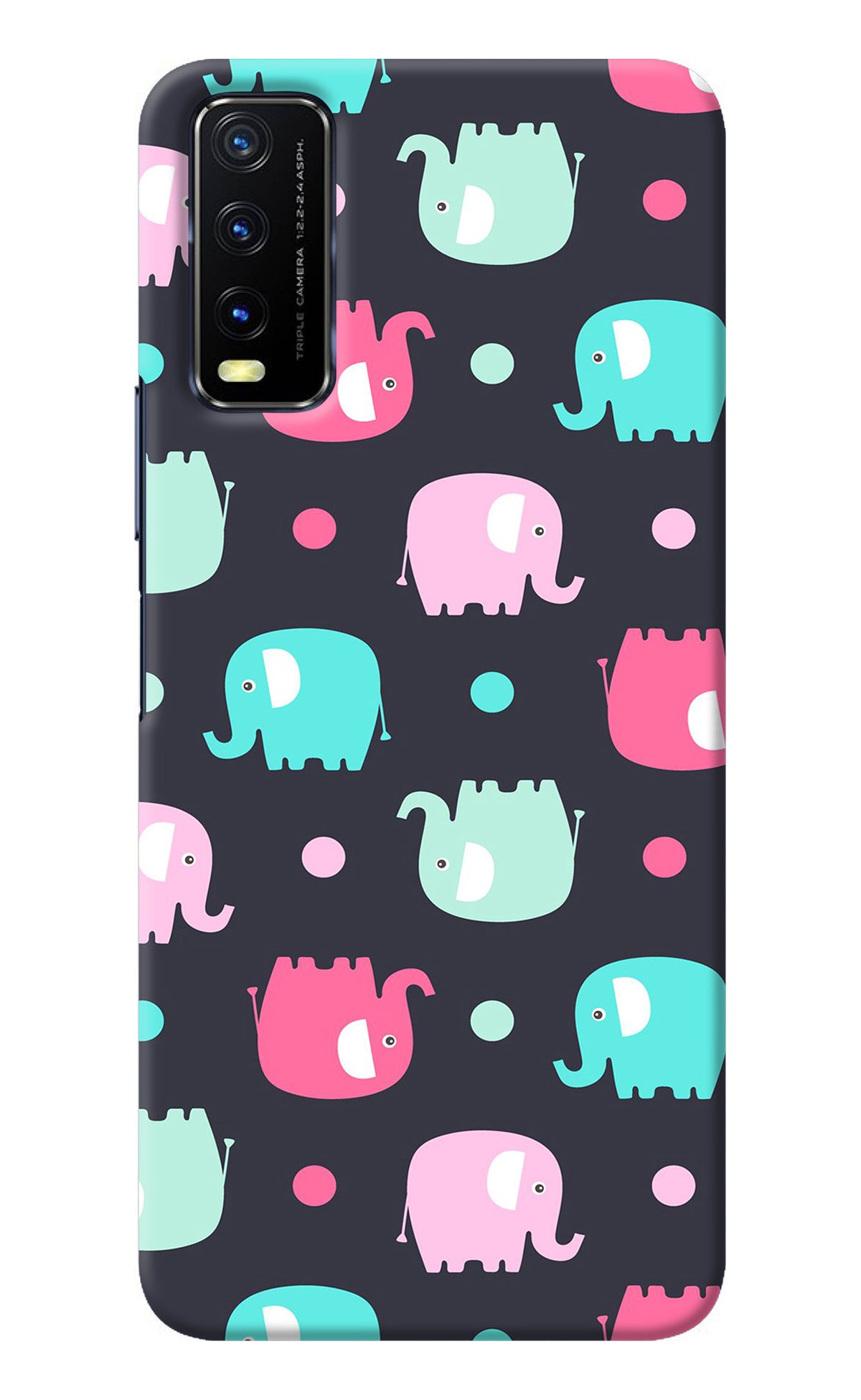 Elephants Vivo Y20/Y20i Back Cover