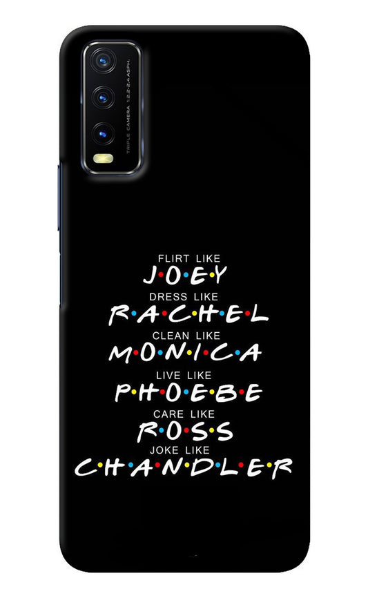 FRIENDS Character Vivo Y20/Y20i Back Cover
