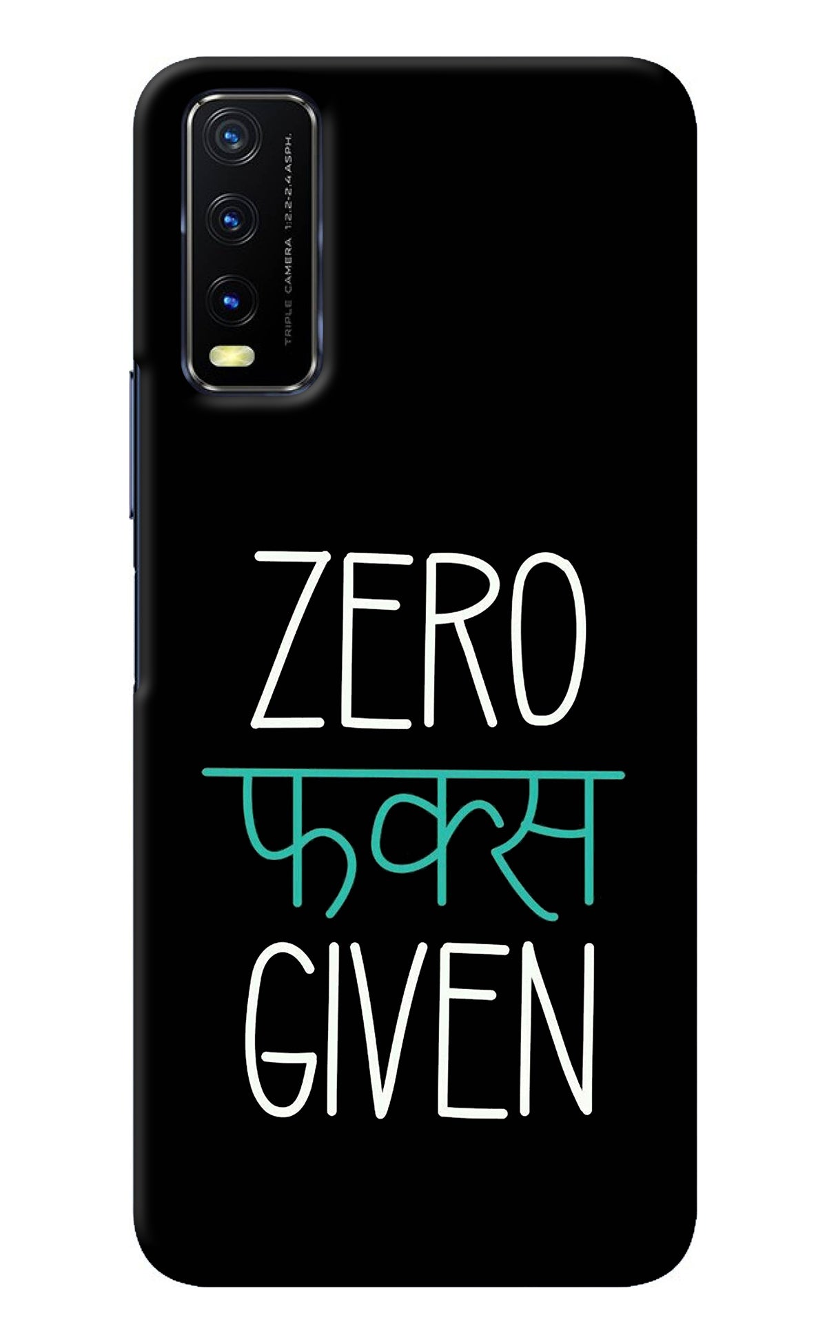 Zero Fucks Given Vivo Y20/Y20i Back Cover