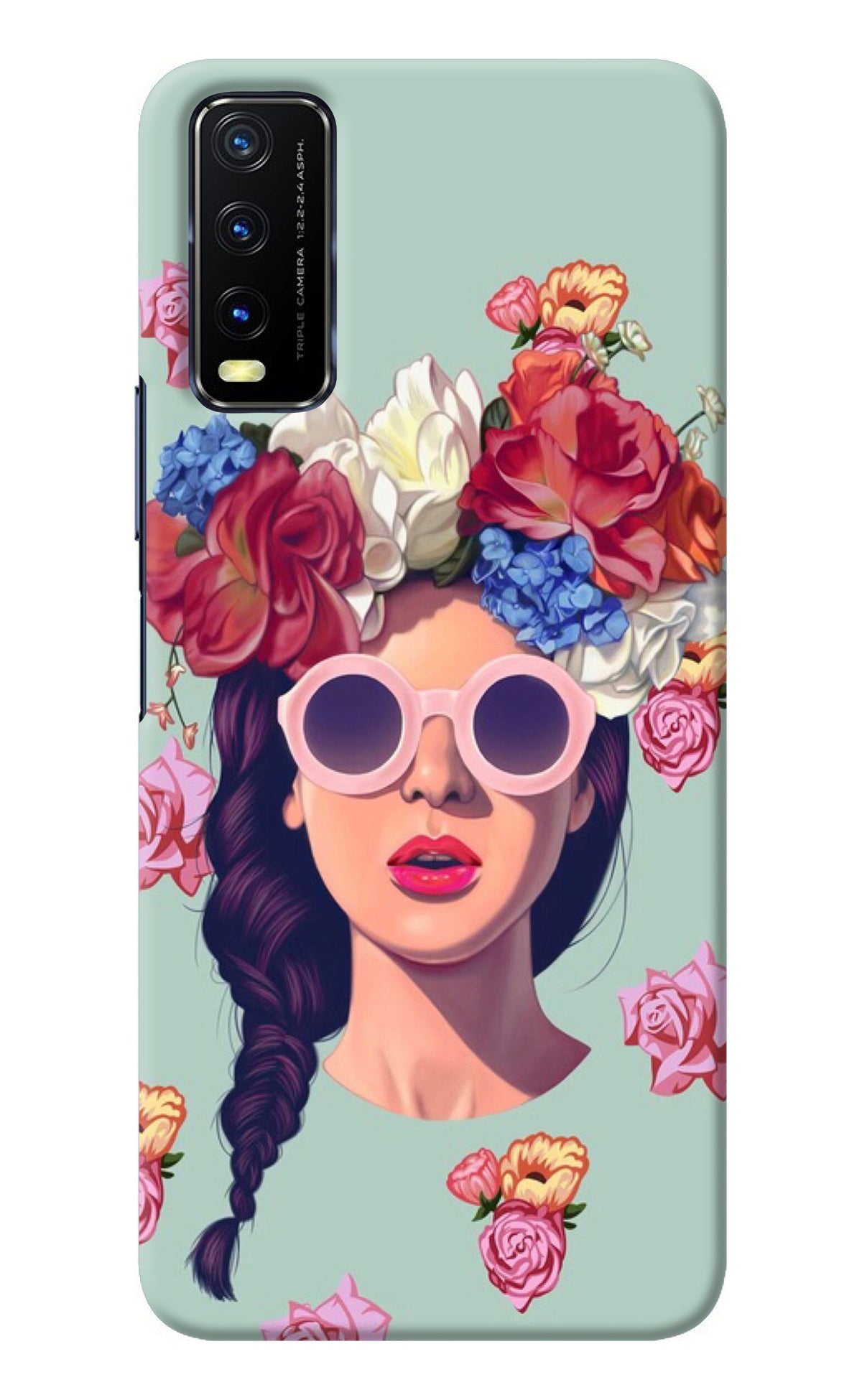 Pretty Girl Vivo Y20/Y20i Back Cover