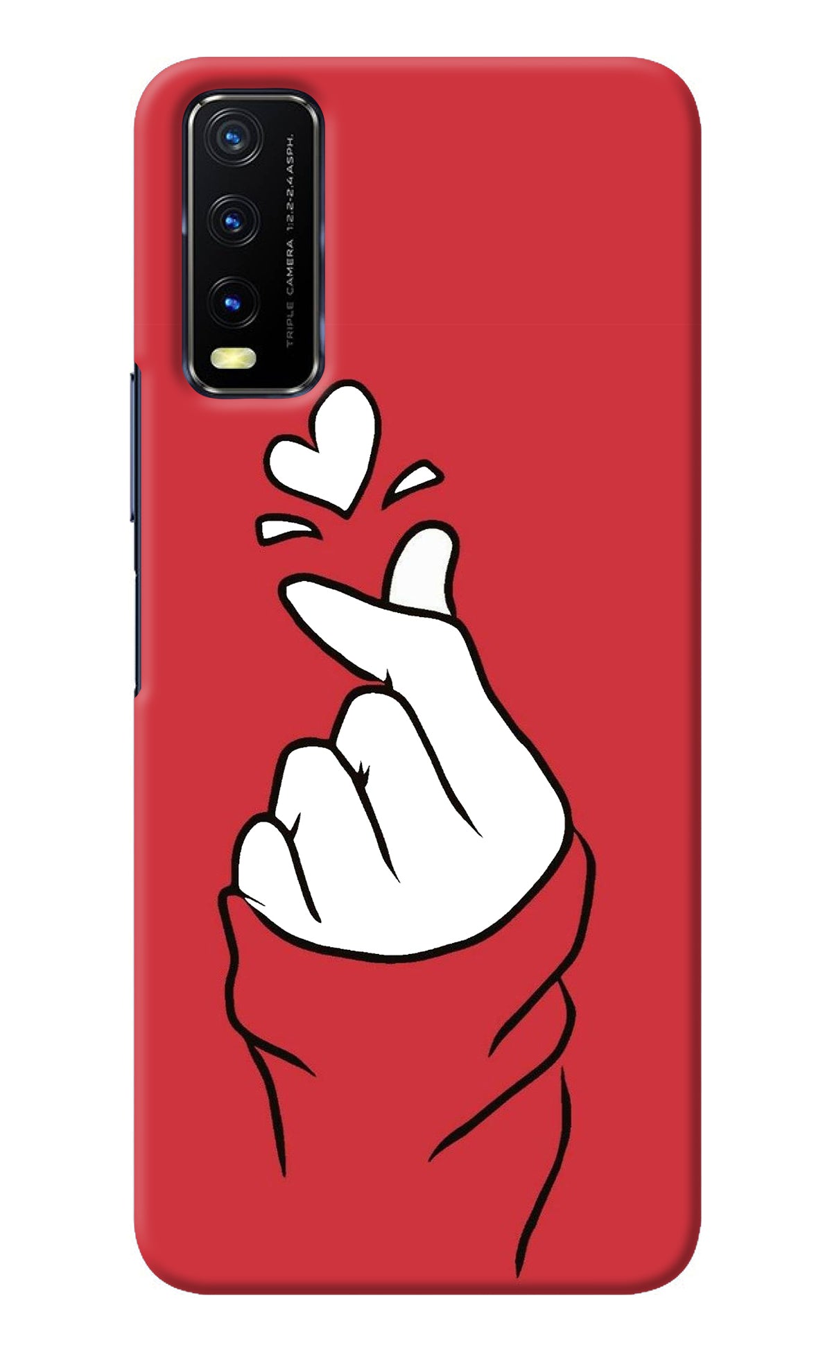 Korean Love Sign Vivo Y20/Y20i Back Cover