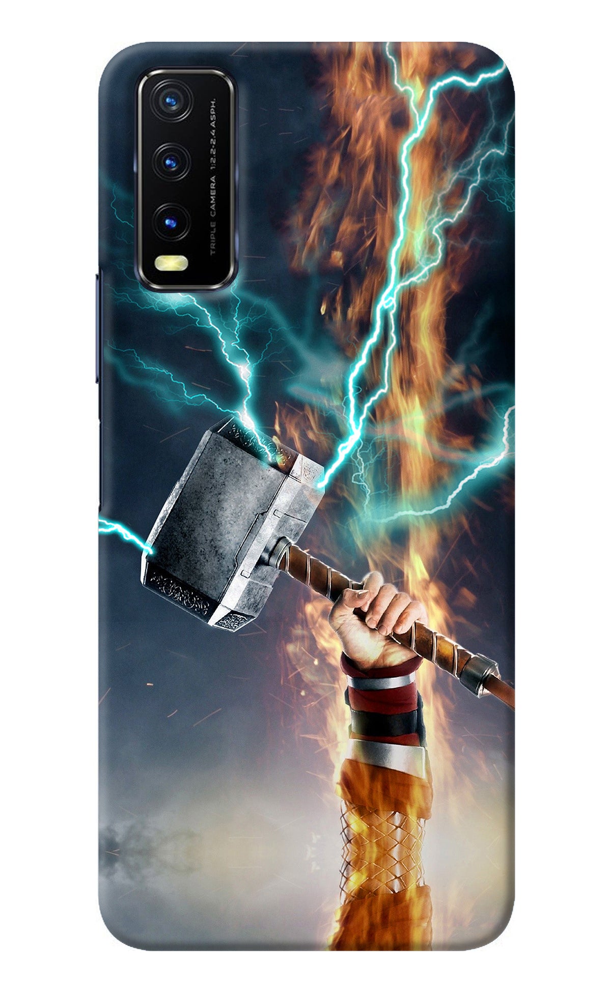 Thor Hammer Mjolnir Vivo Y20/Y20i Back Cover