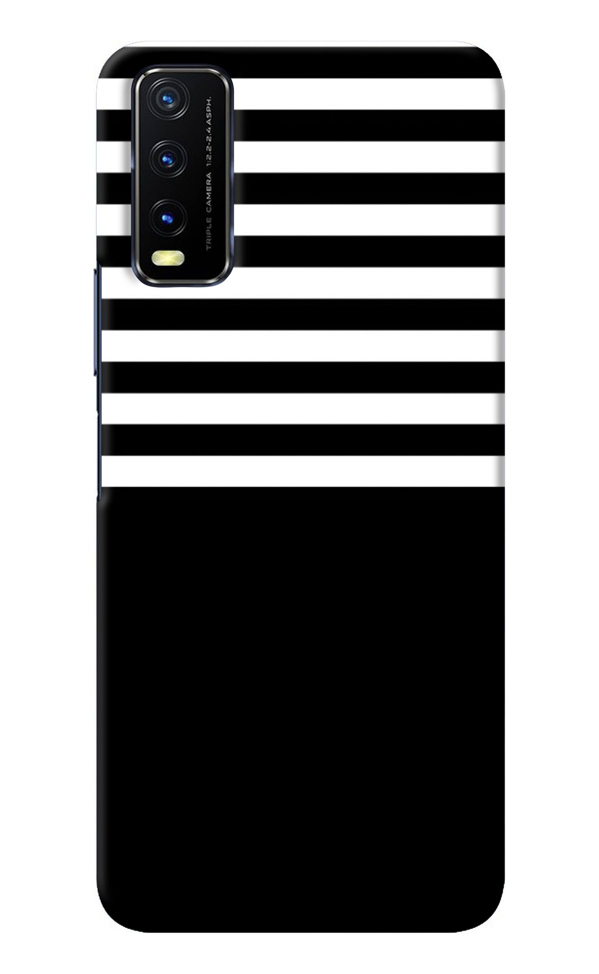 Black and White Print Vivo Y20/Y20i Back Cover