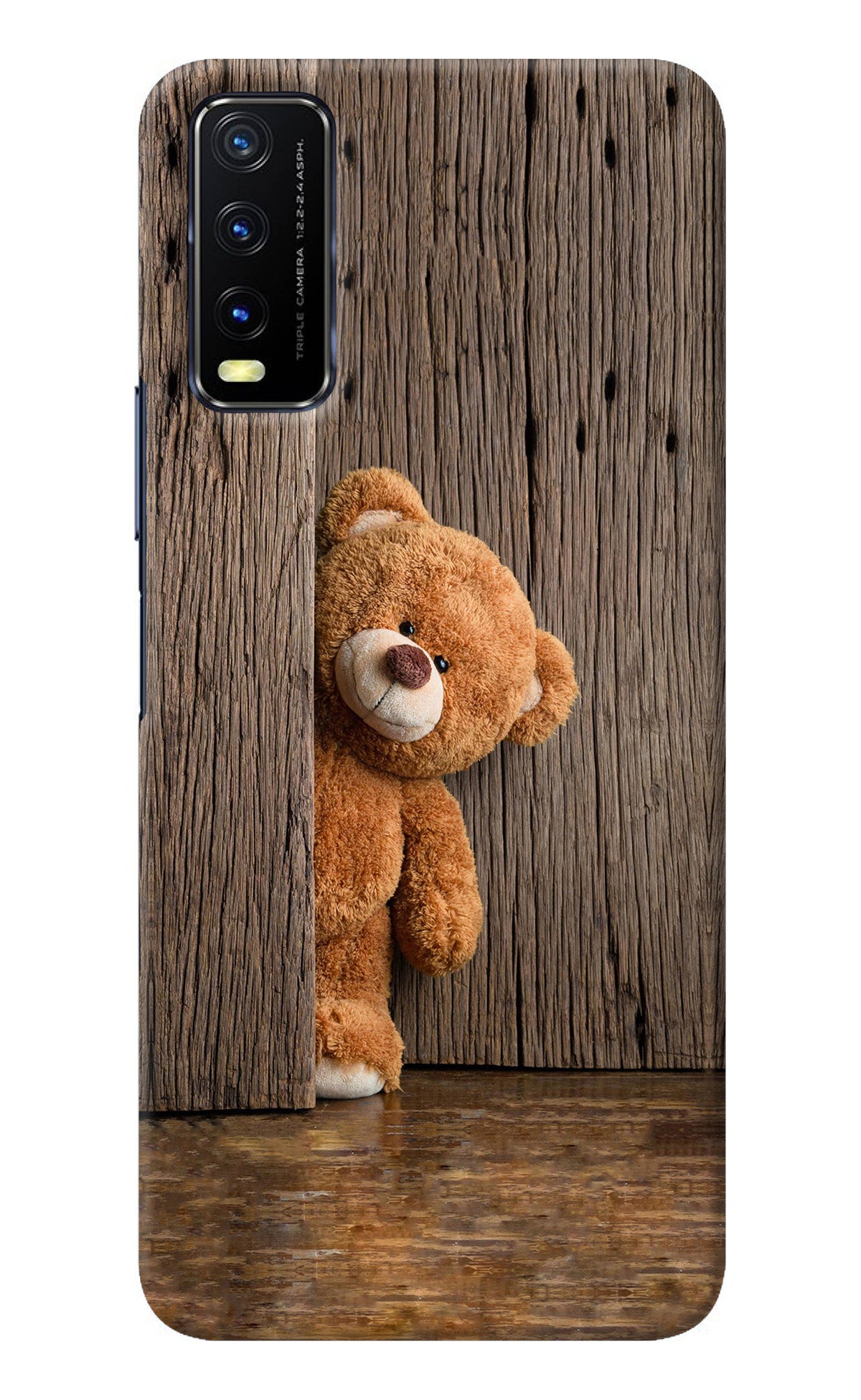 Teddy Wooden Vivo Y20/Y20i Back Cover