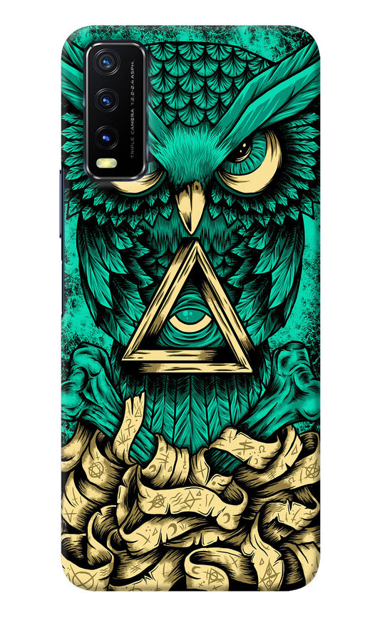 Green Owl Vivo Y20/Y20i Back Cover