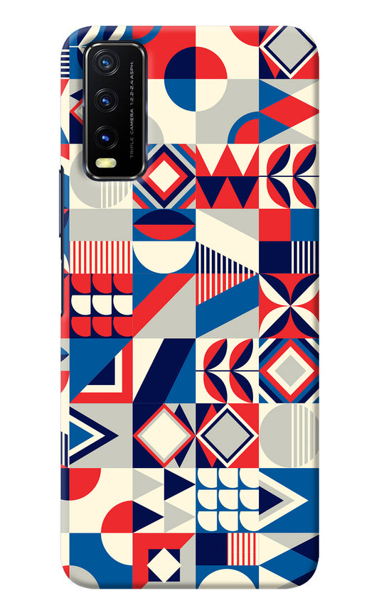 Colorful Pattern Vivo Y20/Y20i Back Cover