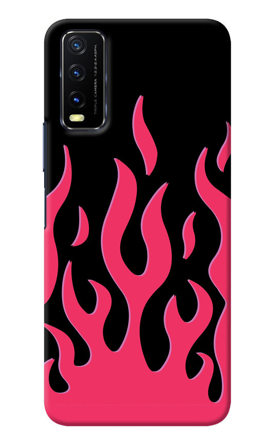 Fire Flames Vivo Y20/Y20i Back Cover