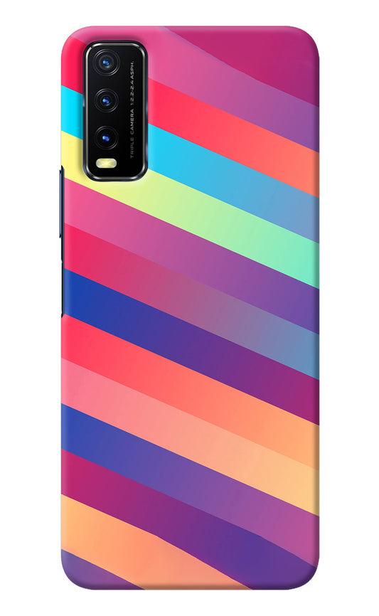 Stripes color Vivo Y20/Y20i Back Cover