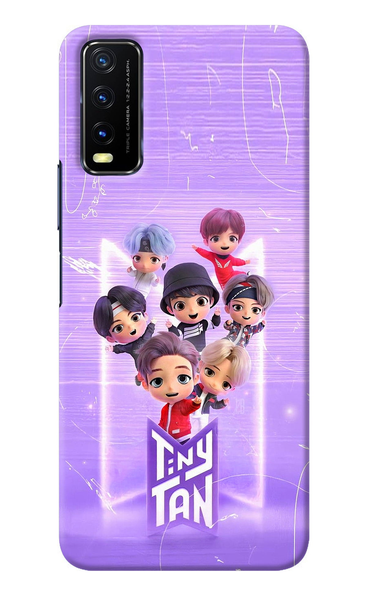 BTS Tiny Tan Vivo Y20/Y20i Back Cover