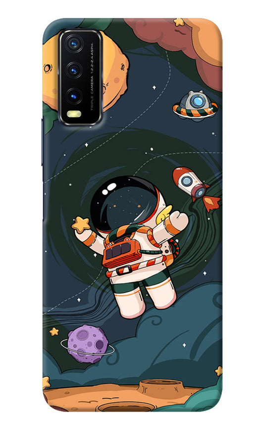 Cartoon Astronaut Vivo Y20/Y20i Back Cover