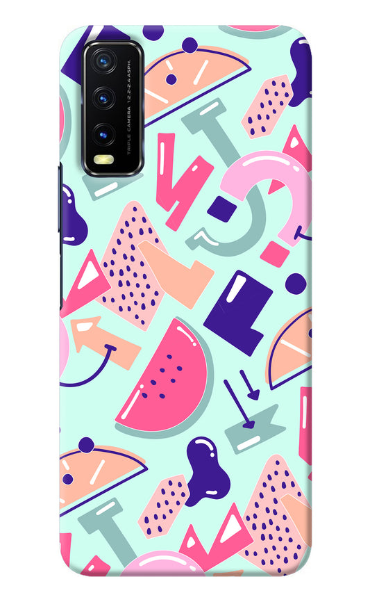 Doodle Pattern Vivo Y20/Y20i Back Cover