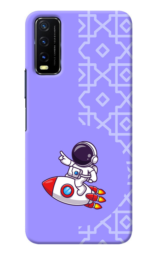 Cute Astronaut Vivo Y20/Y20i Back Cover