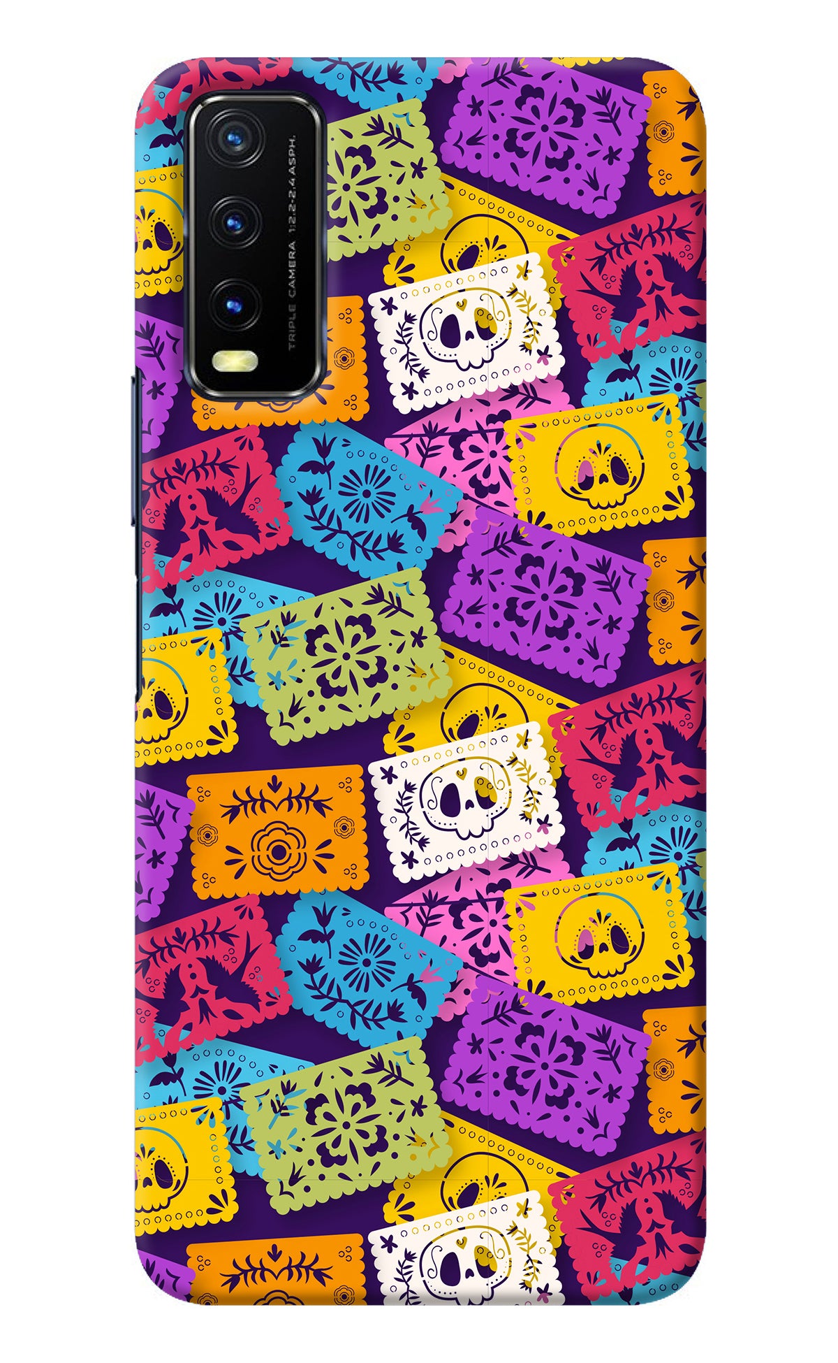 Mexican Pattern Vivo Y20/Y20i Back Cover