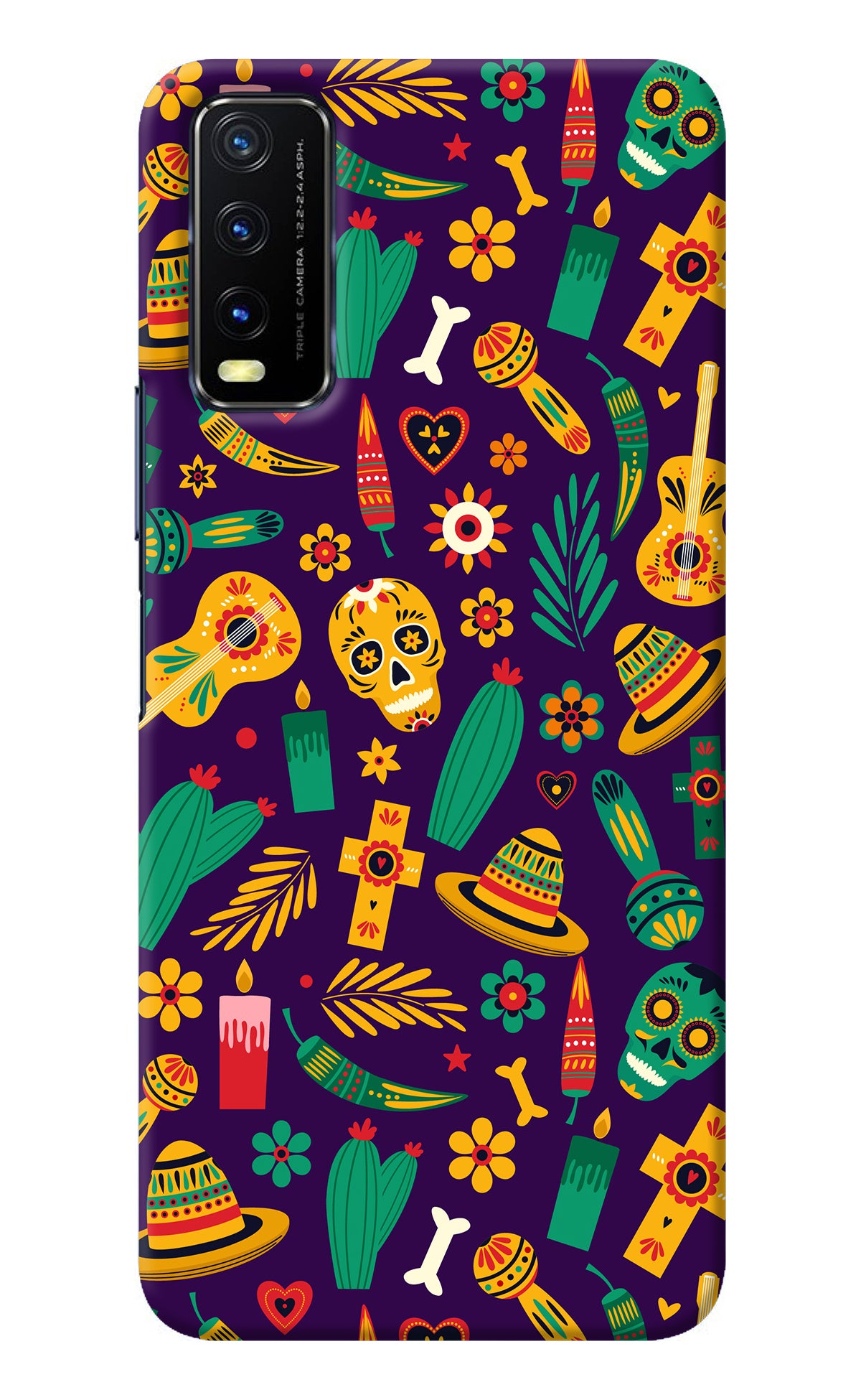 Mexican Artwork Vivo Y20/Y20i Back Cover