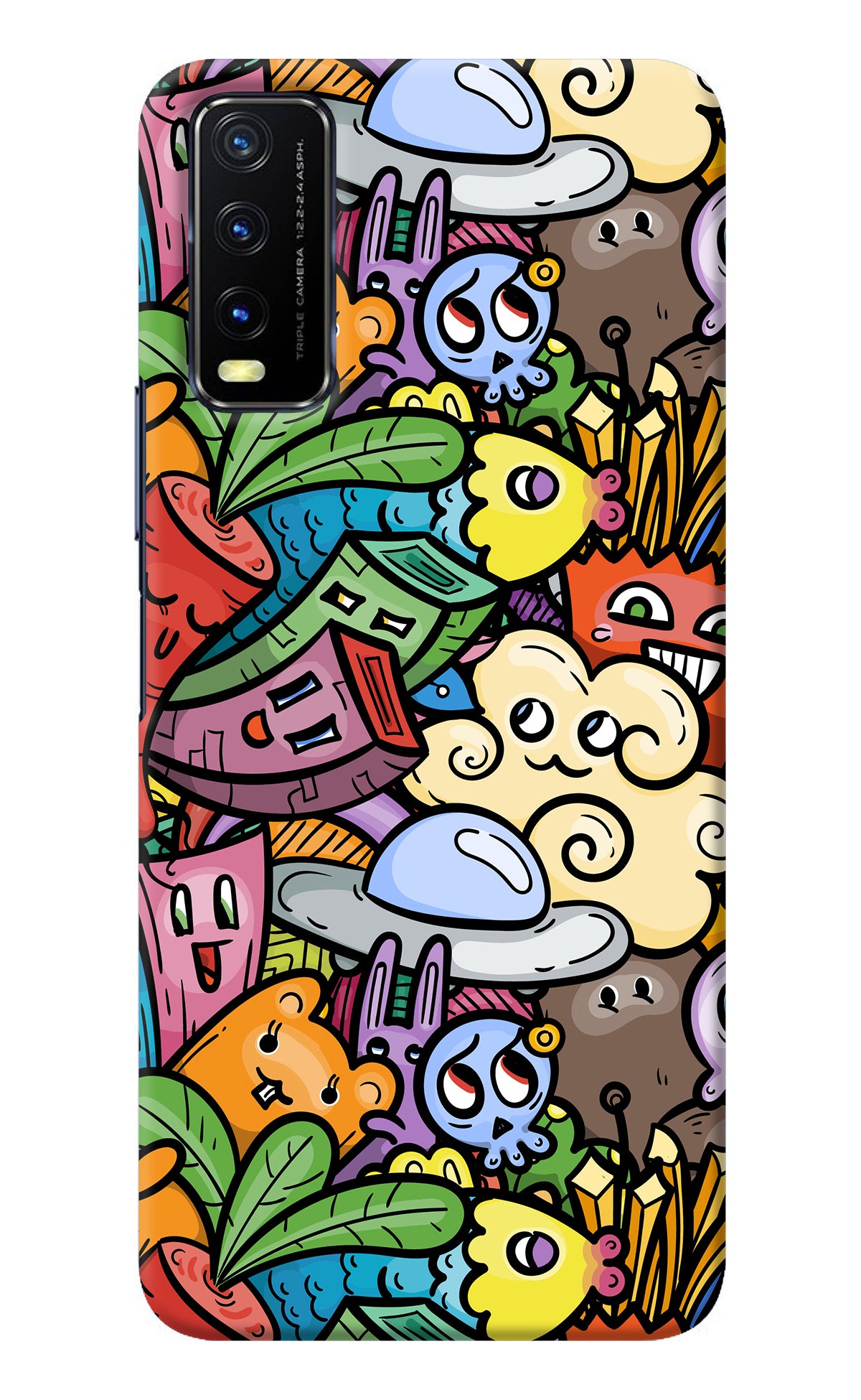 Veggie Doodle Vivo Y20/Y20i Back Cover