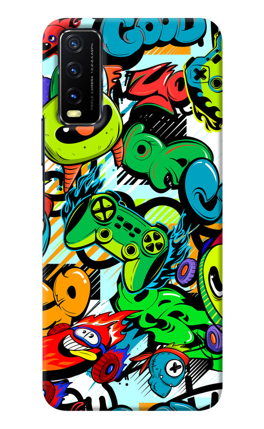 Game Doodle Vivo Y20/Y20i Back Cover