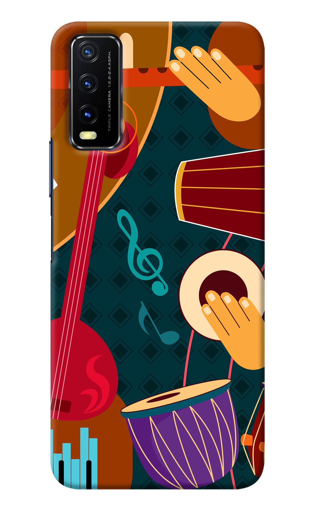 Music Instrument Vivo Y20/Y20i Back Cover