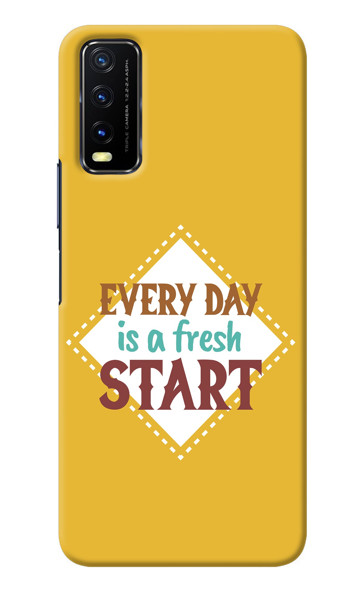 Every day is a Fresh Start Vivo Y20/Y20i Back Cover