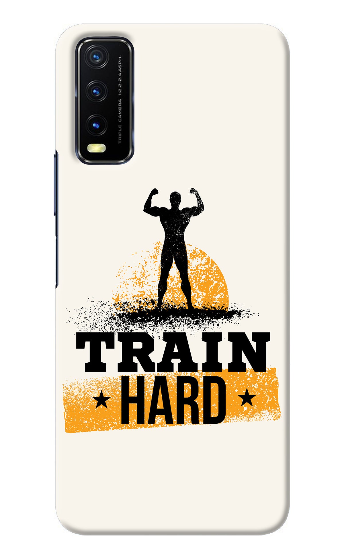 Train Hard Vivo Y20/Y20i Back Cover