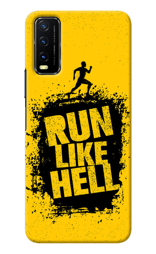 Run Like Hell Vivo Y20/Y20i Back Cover