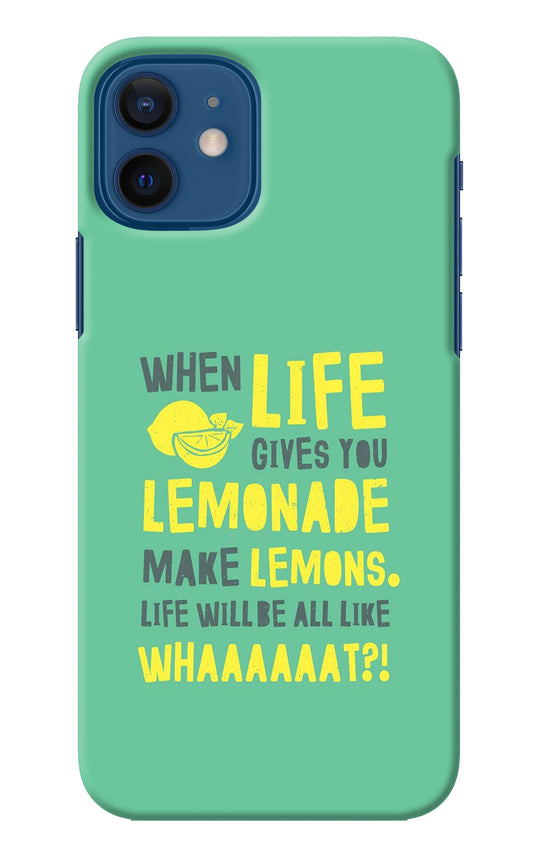 Quote iPhone 12 Back Cover