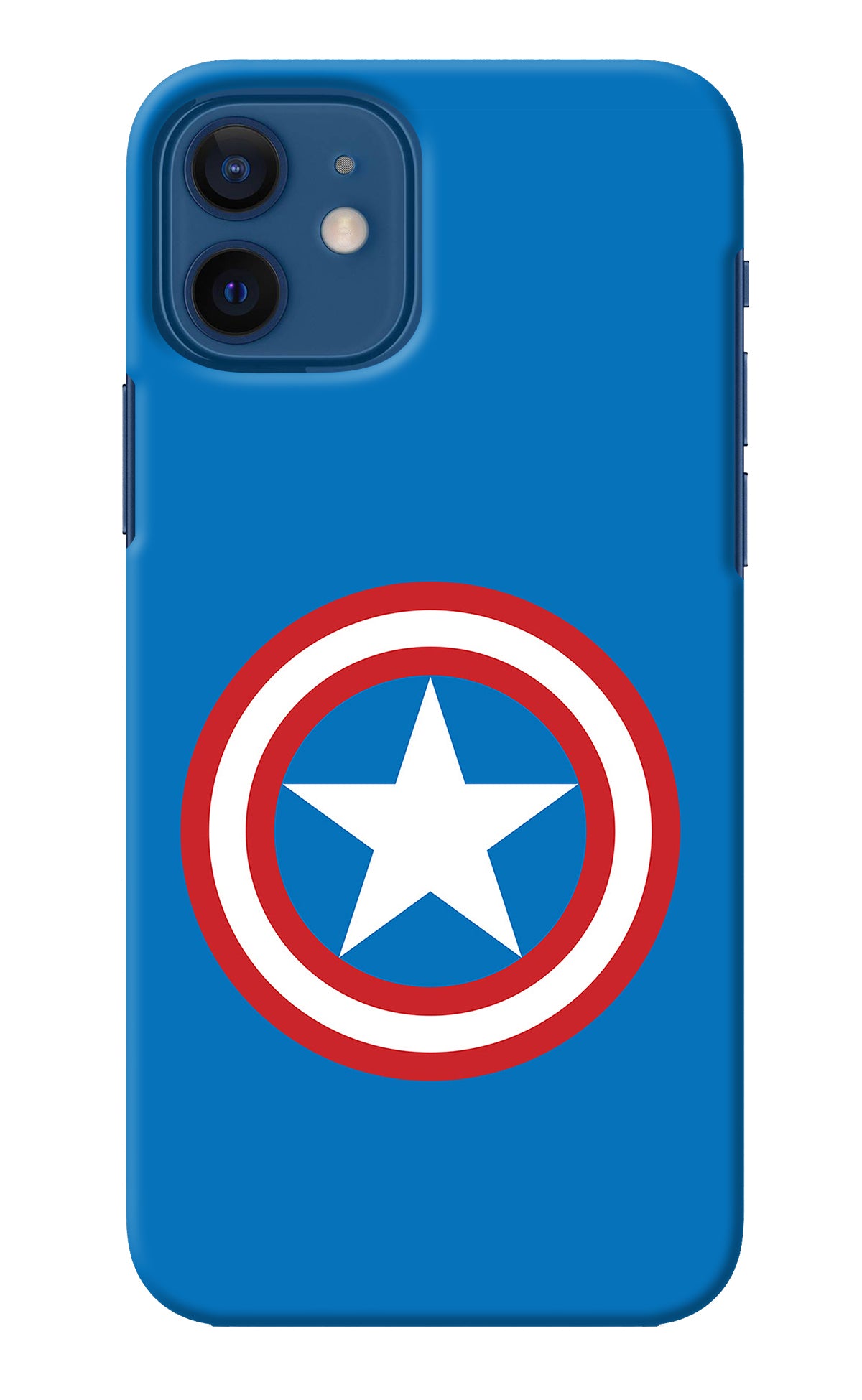 Captain America Logo iPhone 12 Back Cover