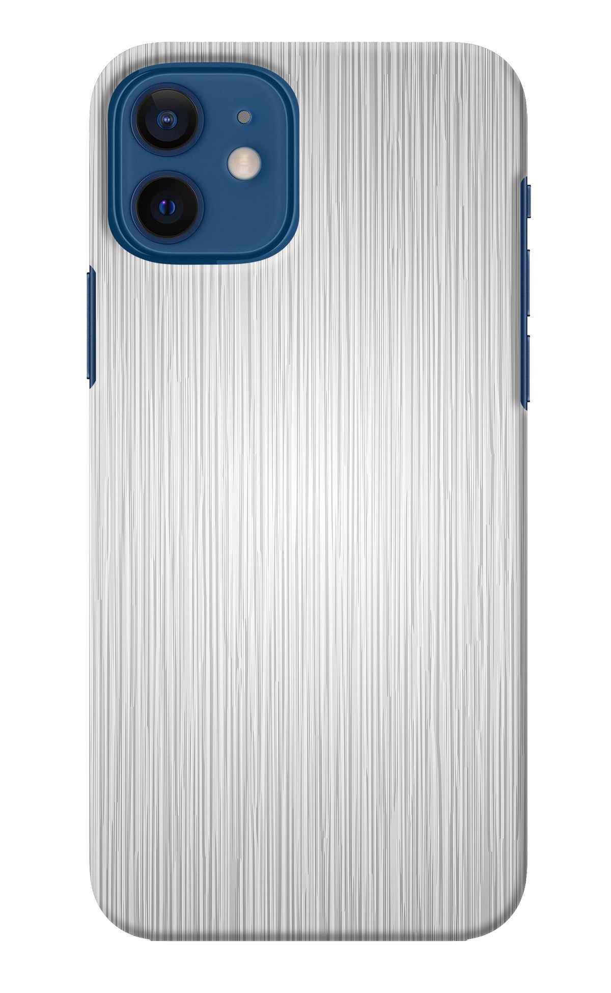 Wooden Grey Texture iPhone 12 Back Cover