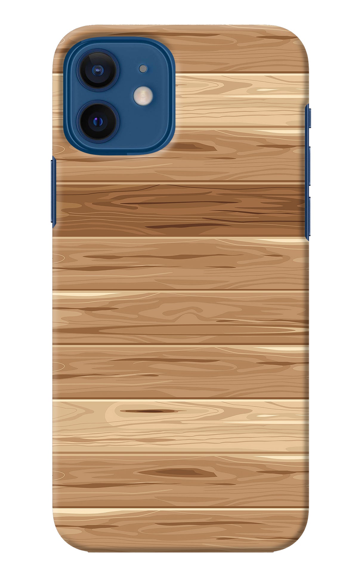 Wooden Vector iPhone 12 Back Cover