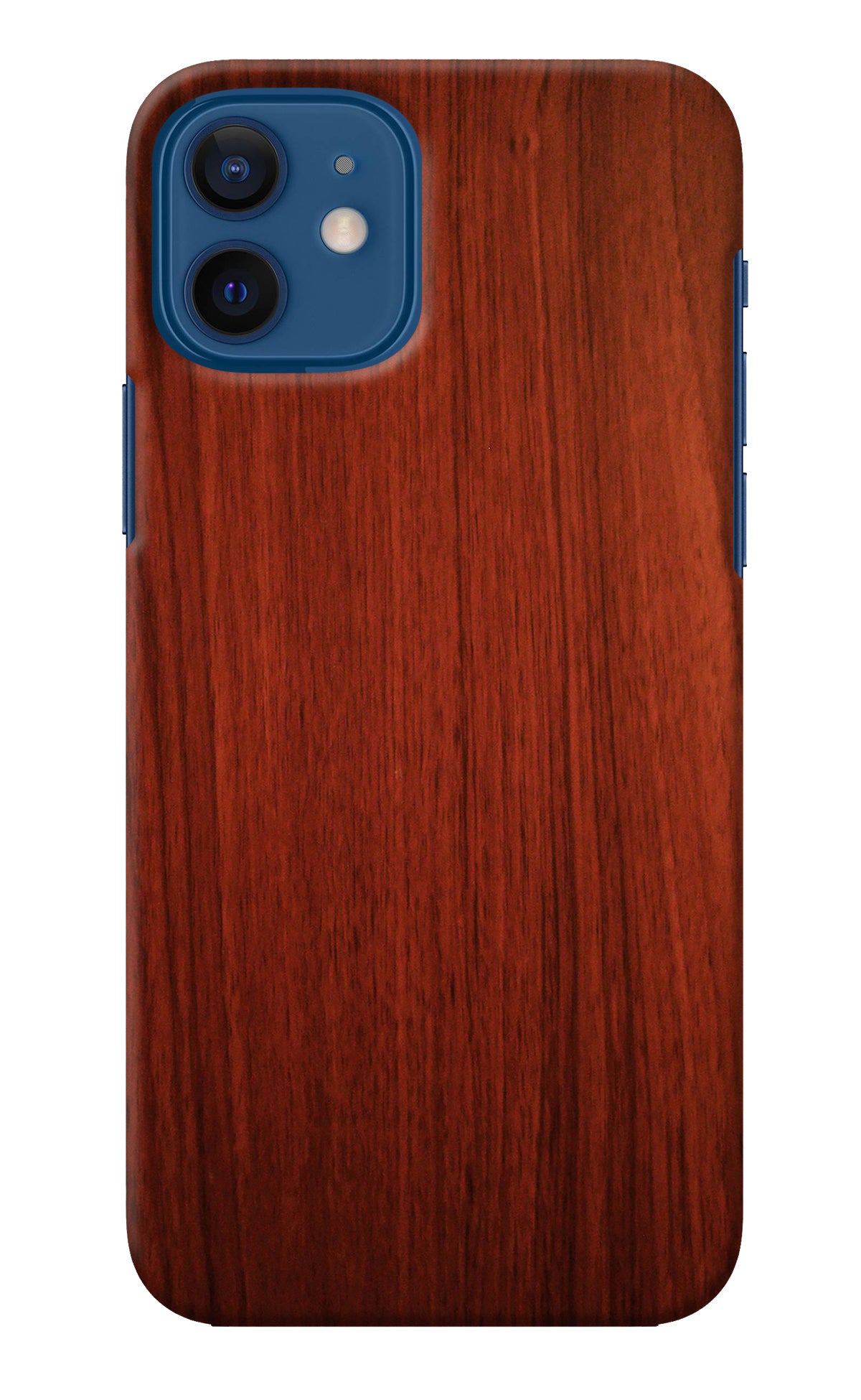 Wooden Plain Pattern iPhone 12 Back Cover