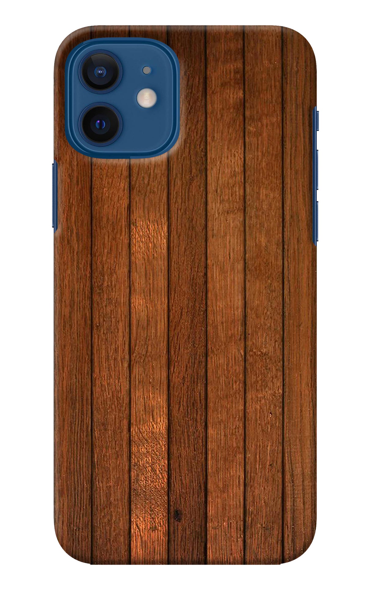 Wooden Artwork Bands iPhone 12 Back Cover