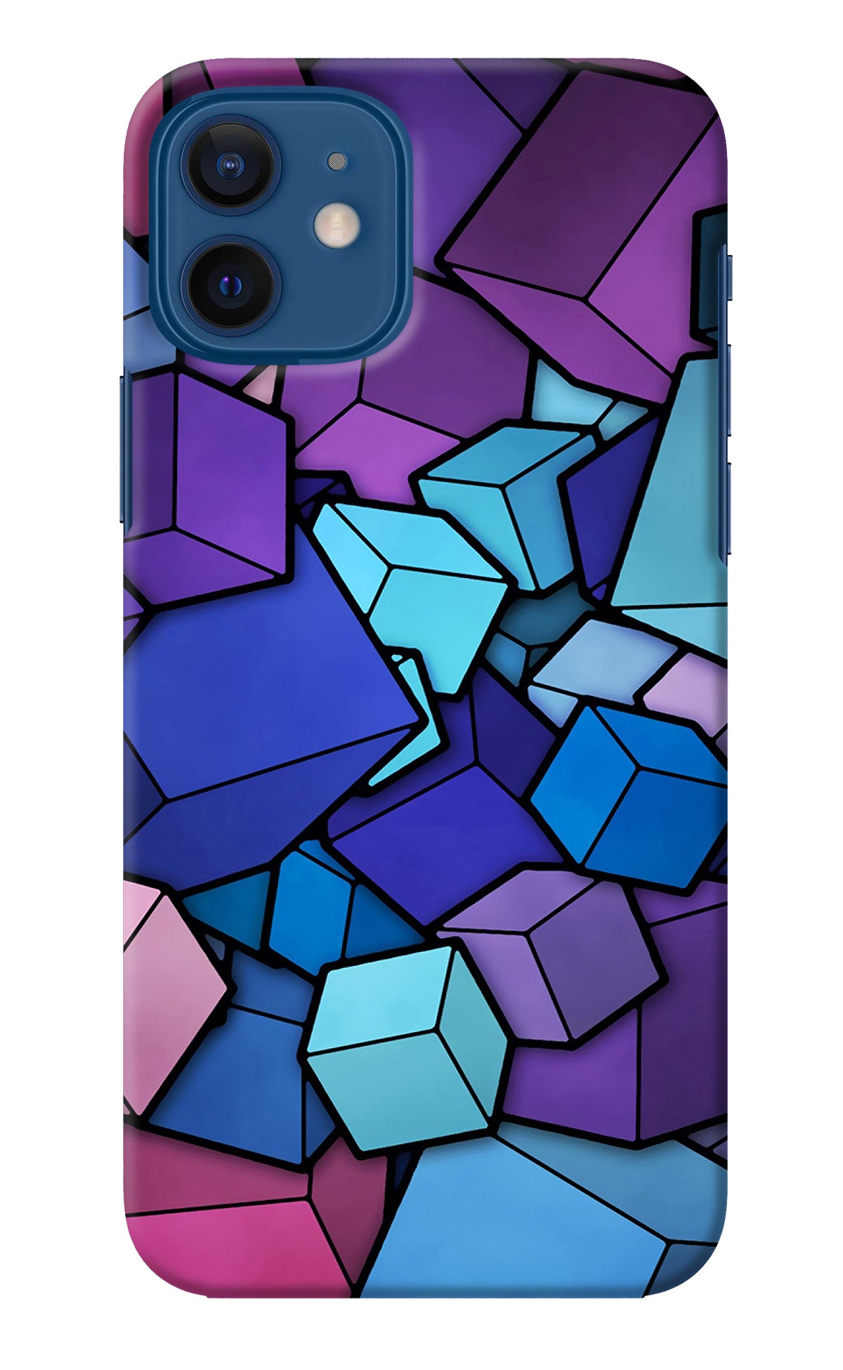 Cubic Abstract iPhone 12 Back Cover