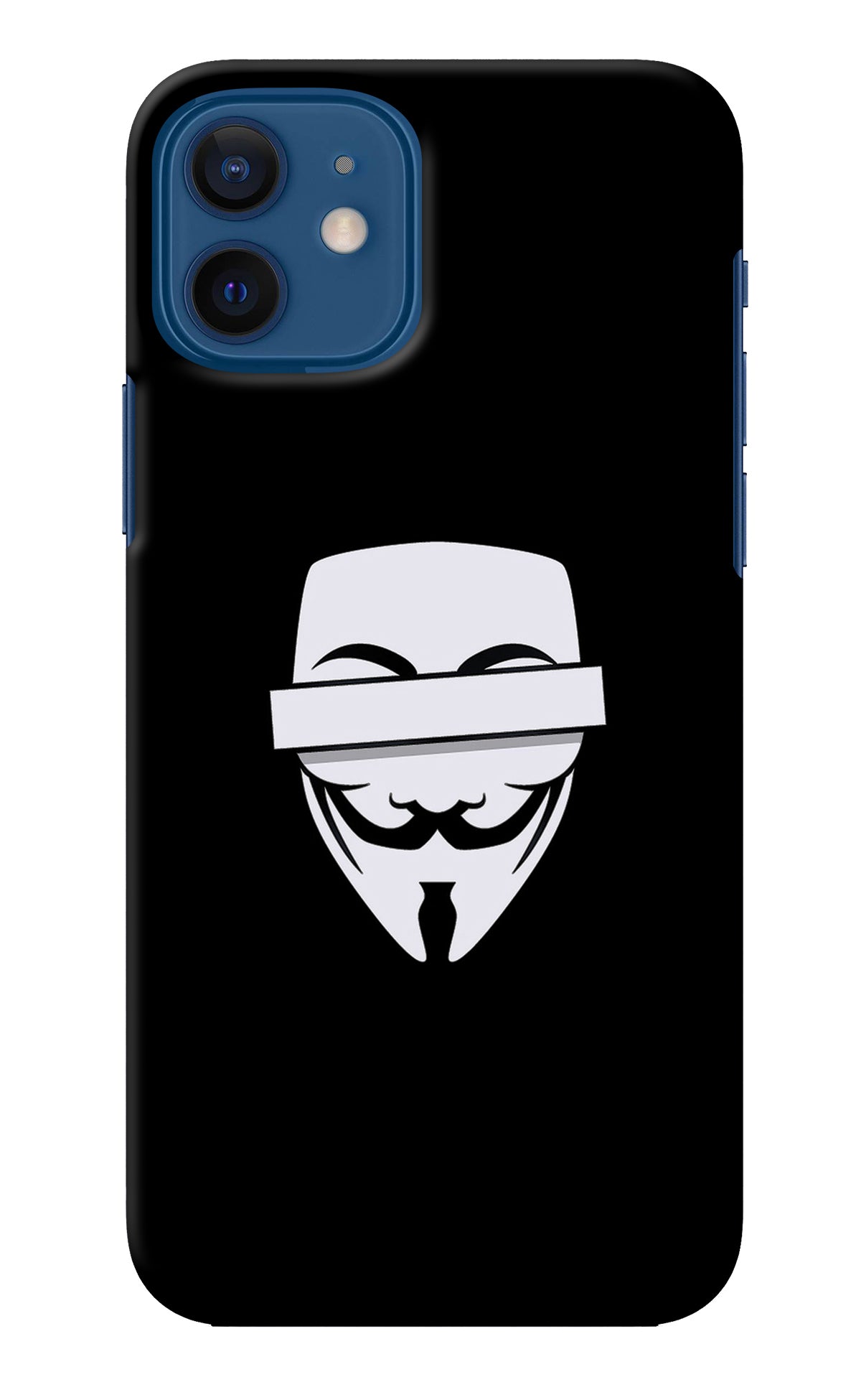 Anonymous Face iPhone 12 Back Cover