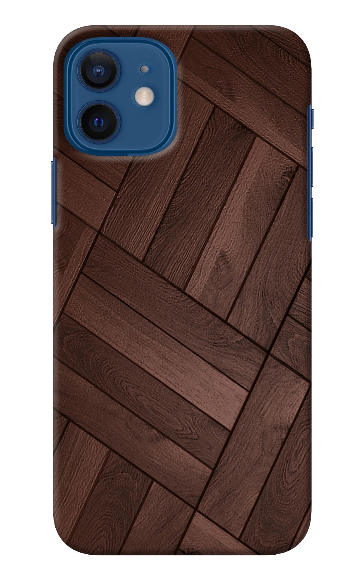 Wooden Texture Design iPhone 12 Back Cover