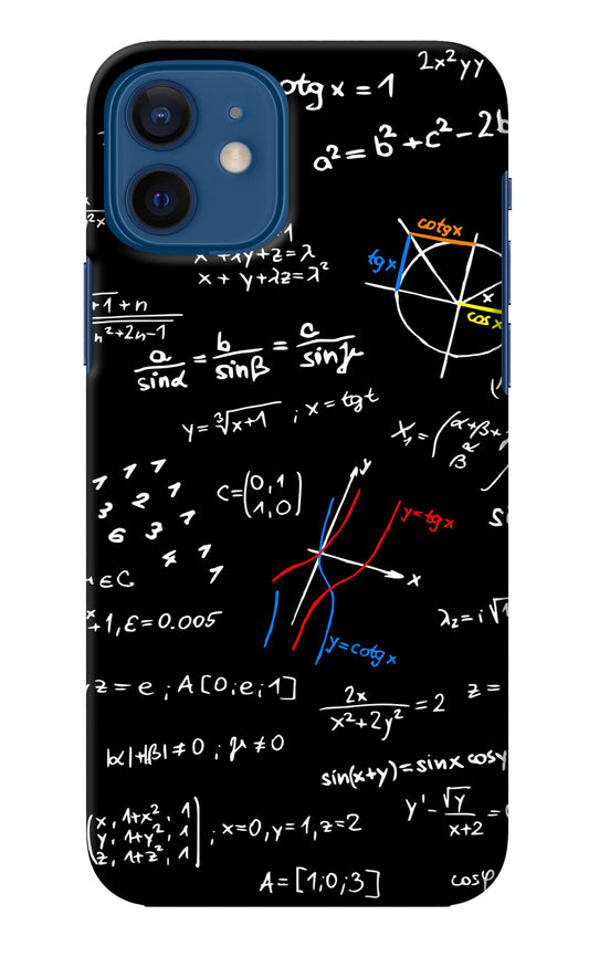 Mathematics Formula iPhone 12 Back Cover