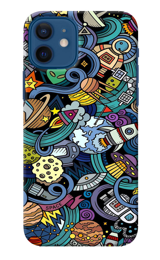 Space Abstract iPhone 12 Back Cover