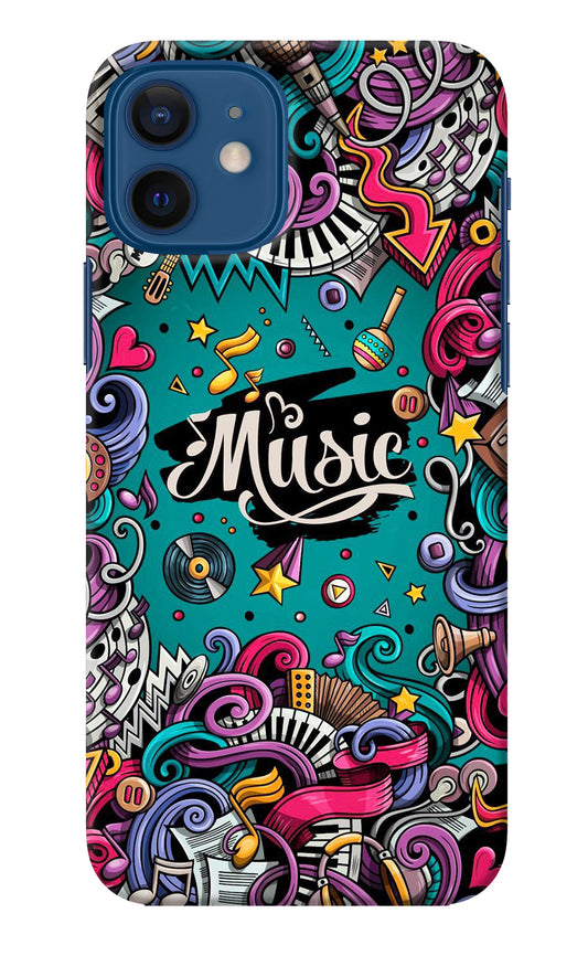 Music Graffiti iPhone 12 Back Cover