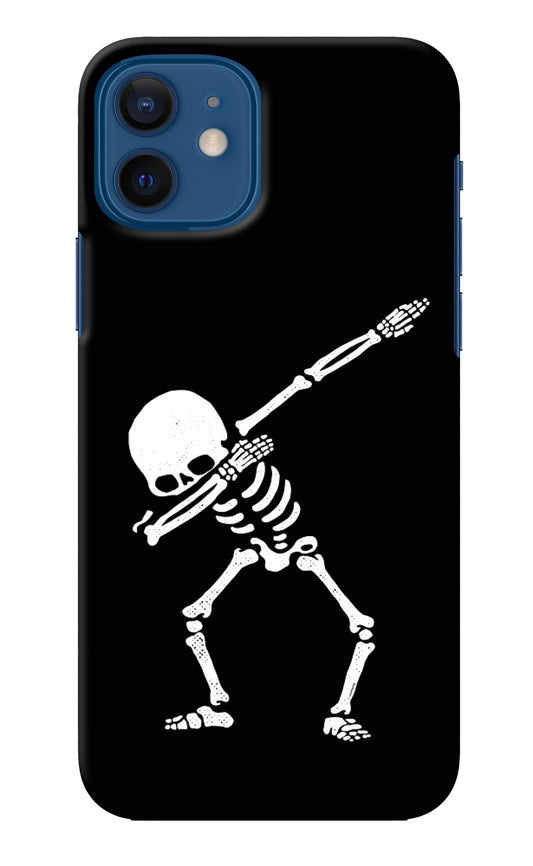 Dabbing Skeleton Art iPhone 12 Back Cover