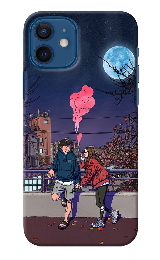 Chilling Couple iPhone 12 Back Cover