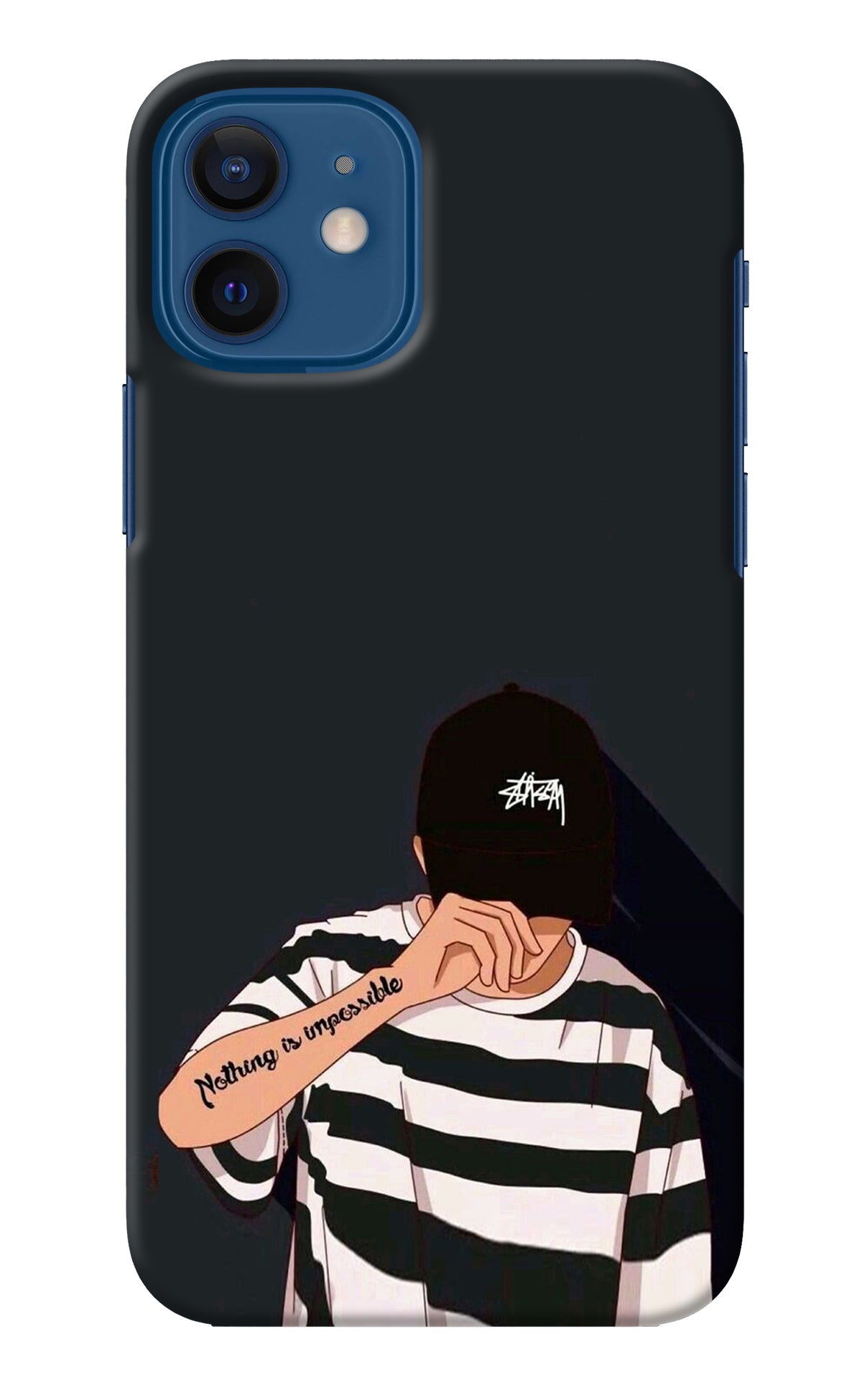 Aesthetic Boy iPhone 12 Back Cover